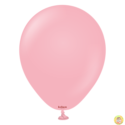 Малки кръгли балони Kalisan 5" Standard Flamingo Pink/ розово фламинго, 100бр, 2344