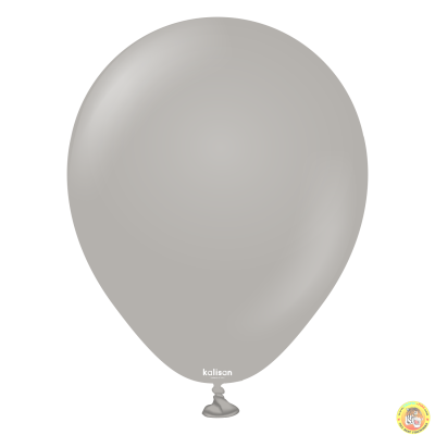 Малки кръгли балони Kalisan 5" Standard Grey/ сиво 100бр., 2335