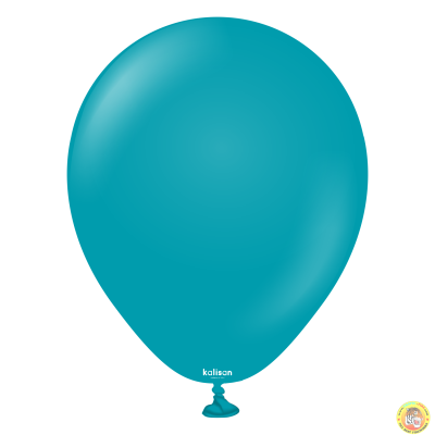Малки кръгли балони Kalisan 5" Standard Turquoise/ тюркоаз 100бр