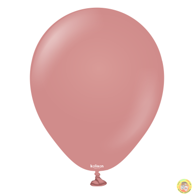 Малки кръгли балони Kalisan 5" Retro Rosewood/ дървесно розово 100бр., 8017