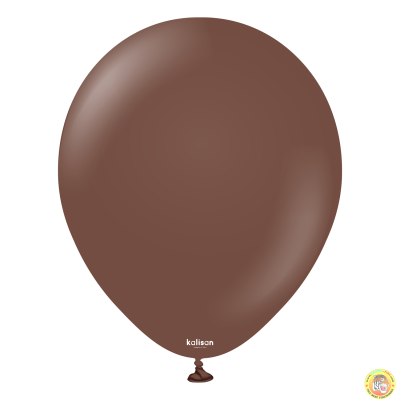Кръгли балони Kalisan 12" Standard Chocolate Brown/ шоколадово кафяво, 100бр., 2345