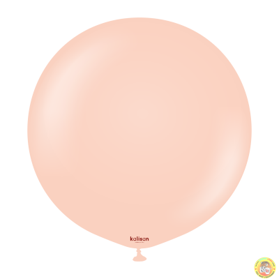 Големи кръгли балони Kalisan 18" Macaron Salmon/ сьомга 25бр., 3006