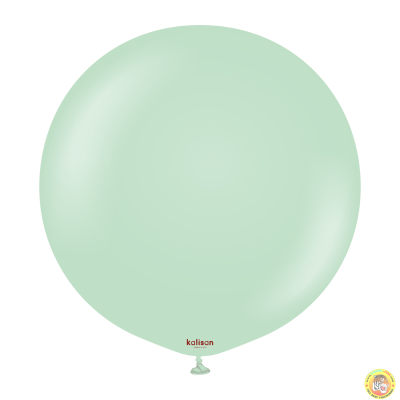 Големи кръгли балони Kalisan 18" Macaron Green/ зелено, 25бр., 3004