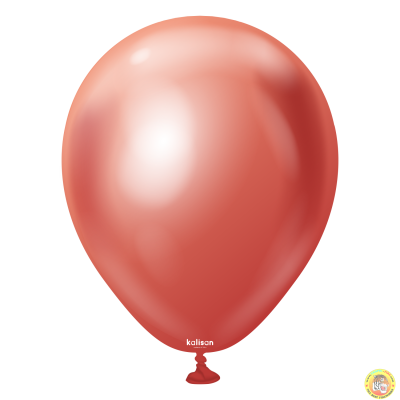 Малки кръгли балони Kalisan 5" Mirror Red/ червено 100бр., 5010