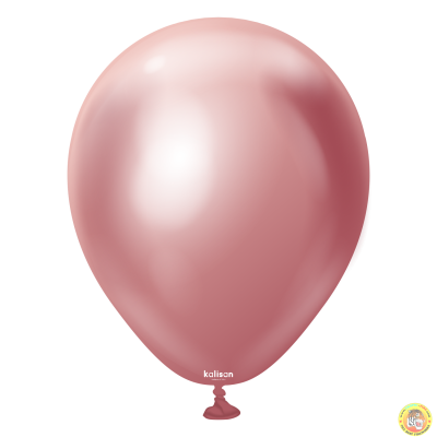 Малки кръгли балони Kalisan 5" Mirror Pink/ розово 100бр., 5003