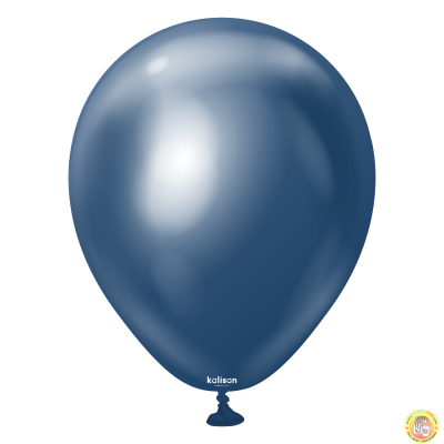 Малки кръгли балони Kalisan 5" Mirror Navy/ тъмно синьо 100бр., 5015