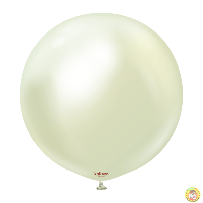Големи кръгли балони Kalisan 18" Mirror Green Gold/ зелено злато 25бр., 5012
