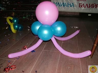 Изработване на обемни фигури от балони