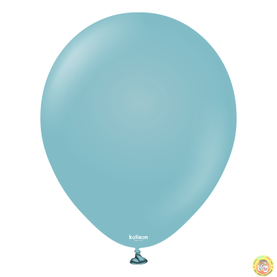 Малки кръгли балони Kalisan 5" Retro Blue Glass/ синьо стъкло, 100бр., 8004