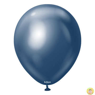 Големи кръгли балони Kalisan 18" Mirror NAVY 25бр., 5015