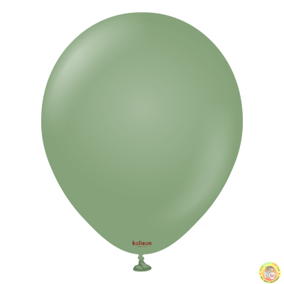 Големи кръгли балони Kalisan 18" Retro Eucalyptus/ евкалипт 1 бр., 8008
