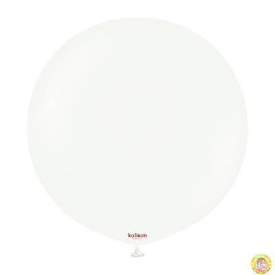 Големи кръгли балони Kalisan 18" Standard White/ бяло, 1бр., 2312