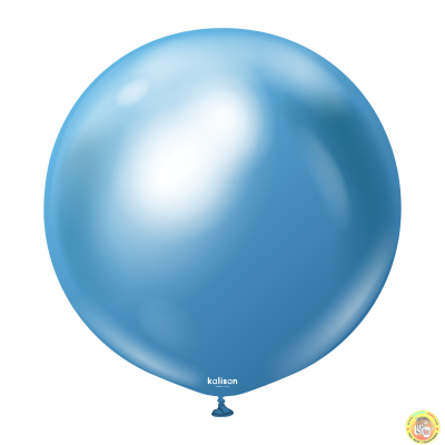 Големи кръгли балони Kalisan 18" Mirror Blue/ синьо 1 брой, 5005