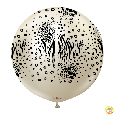 Kalisan Safari  балони (Mirror бяло злато) с печат Мутант (черен) / 1бр.