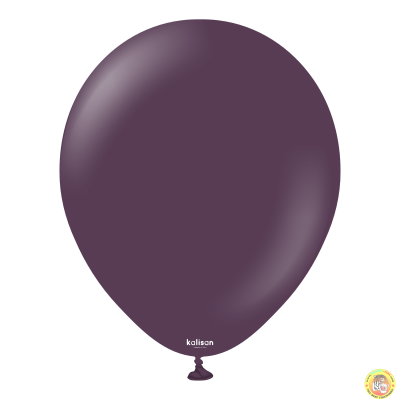 NEW Кръгли балони Kalisan 12" Standard Plum / цвят слива, 100бр.,