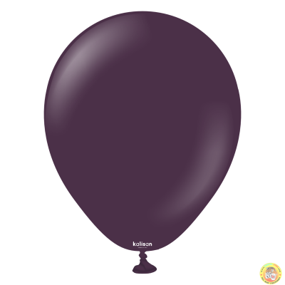 NEW Малки кръгли балони Kalisan 5" Standard Plum / цвят слива, 100бр.,