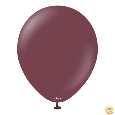 Малки кръгли балони Kalisan 5" Standard Burgundy / бордо, 100бр., 2340