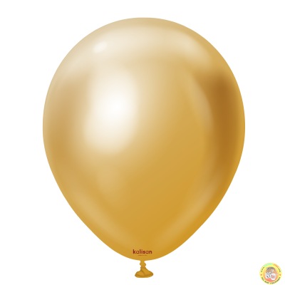 Големи кръгли балони Kalisan 36" Mirror Gold / злато, 2бр.,