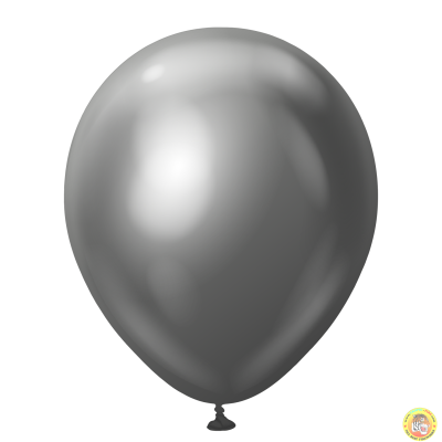 Кръгли балони Kalisan 12" Mirror Space Grey / графитено сиво,  1 бр., 