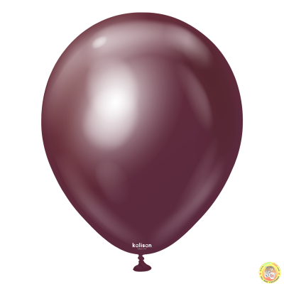 Кръгли балони Kalisan 12" Mirror Burgundy / бордо 1 бр., 5016