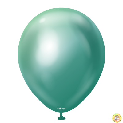 Кръгли балони Kalisan 12" Mirror Green/ зелено 1 бр., 5006