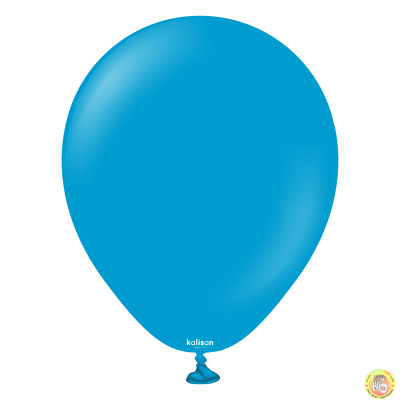 Малки кръгли балони Kalisan 5" Standard Caribbean Blue / карибско синьо, 100бр., 2347