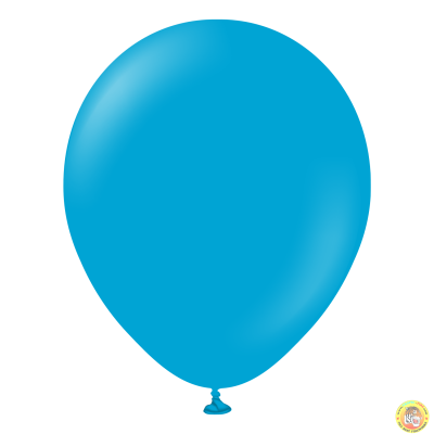 Големи кръгли балони Kalisan 18" Standard Caribbean Blue/ карибско синьо 1 брой, 2347