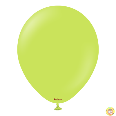 Големи кръгли балони Kalisan 18" Standard Lime Green/ лайм зелено 25бр., 2324