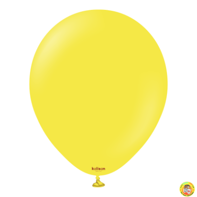 Големи кръгли балони Kalisan 18" Standard Yellow / жълто, 1бр., 2315