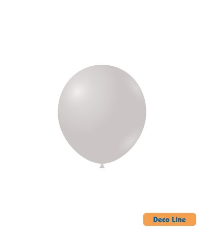 Kръгли балони пастел Rocca - Decorator Line, Stone/Камък, 13см, 100бр., DLP5 252