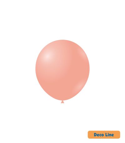 Kръгли балони пастел Rocca - Decorator Line, Peach/Прасковено, 13см, 100бр., DLP5 227