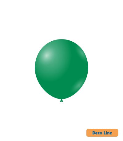 Kръгли балони пастел Rocca - Decorator Line, Amazon Green/Амазонско зелено, 13см, 100бр., DLP5 212