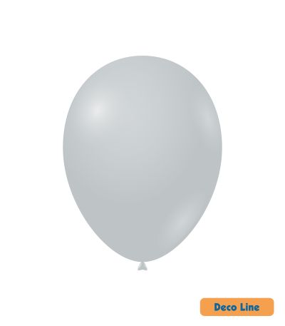 Балони пастел Rocca - Decorator Line, Anthracite Grey/Сив антрацит, 30см, 50бр., DLP12 215