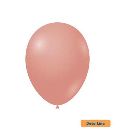 Балони пастел Rocca - Decorator Line, Clay Pink/Глинено розово, 30см, 50бр., DLP12 242