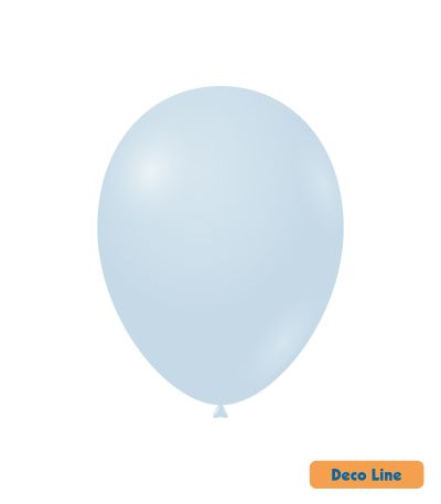 Балони пастел Rocca - Decorator Line, Powder Blue/Пудрено синьо, 30см, 50бр., DLP12 223