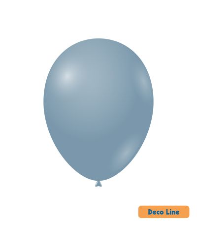 Балони пастел Rocca - Decorator Line, Storm/Буреносно сиво, 30см, 50бр., DLP12 249