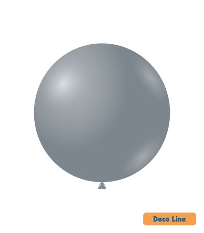 Балони пастел Rocca - Decorator Line, Lead/Оловно, 45см, 20бр., DLP18 258