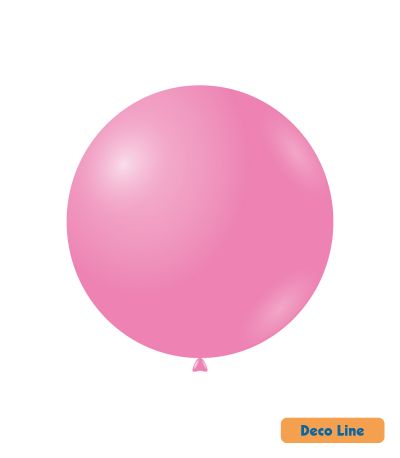 Балони пастел Rocca - Decorator Line, Dazzling Pink/Искрящо розово, 45см, 20бр., DLP18 233