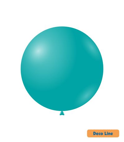 Балони пастел Rocca - Decorator Line, Turquoise/Тюркоаз, 45см, 20бр., DLP18 222