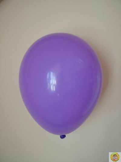 Малки кръгли балони пастел- лавандула, 12см, 100бр.