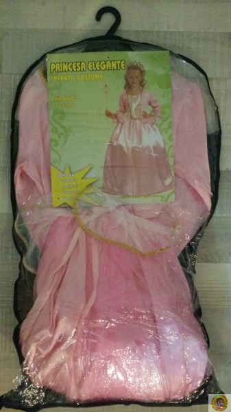 Детски костюм-Принцеса-розова S размер