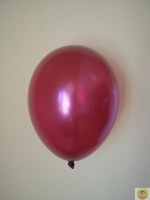Малки кръгли балони пастел- бордо, 12см, 100бр.
