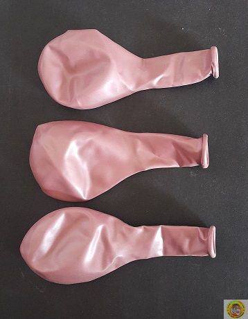 Балони металик- розово злато, 25см, 10бр.