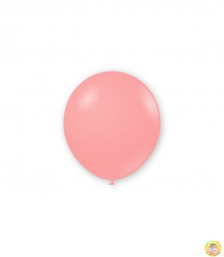 Малки кръгли балони пастел- Бебешко розов, 12см, 100бр.
