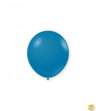 Малки кръгли балони пастел - синьо, 12см, 100бр., А50 52