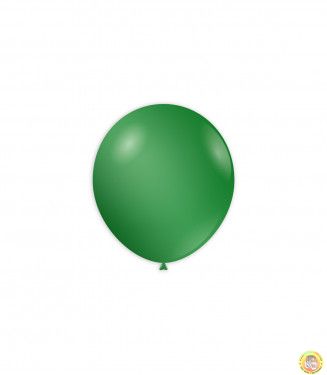 Малки кръгли балони металик - зелено, 12см, 100бр., AM50 86
