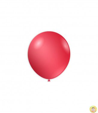 Малки кръгли балони металик ROCCA - червено, 13см, 100бр., AM50 78