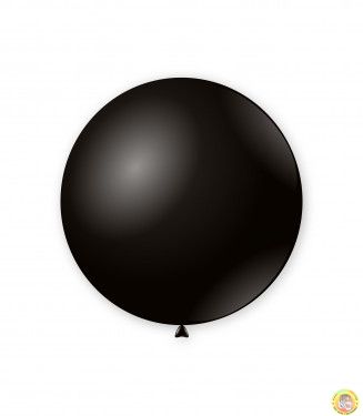 Балони пастел ROCCA - черно,  38см, 50 бр., G150 15
