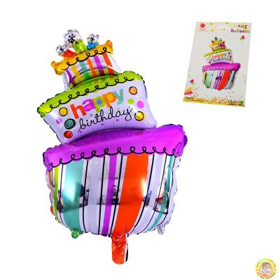 Балон - Торта Happy Birthday /фолио/
