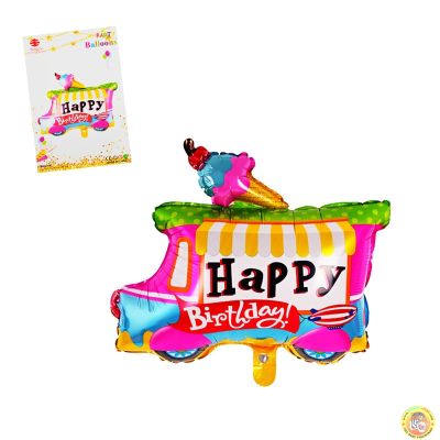 Балон камион Happy Birthday /фолио/